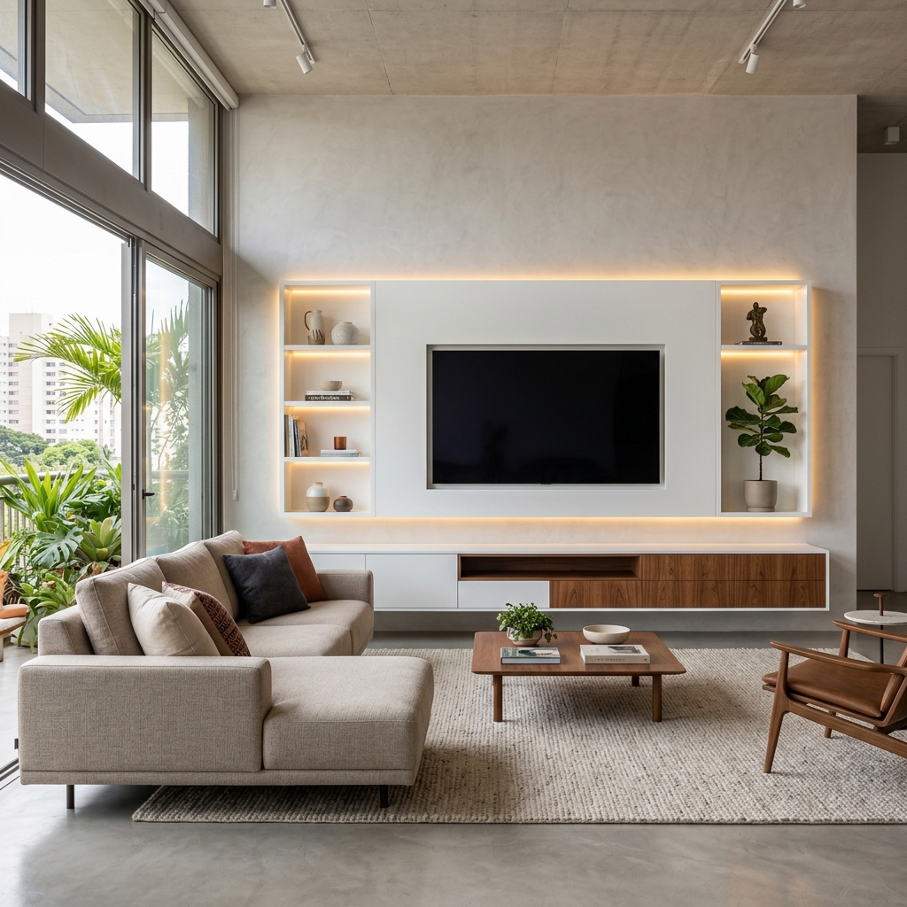 Sala de estar planejada